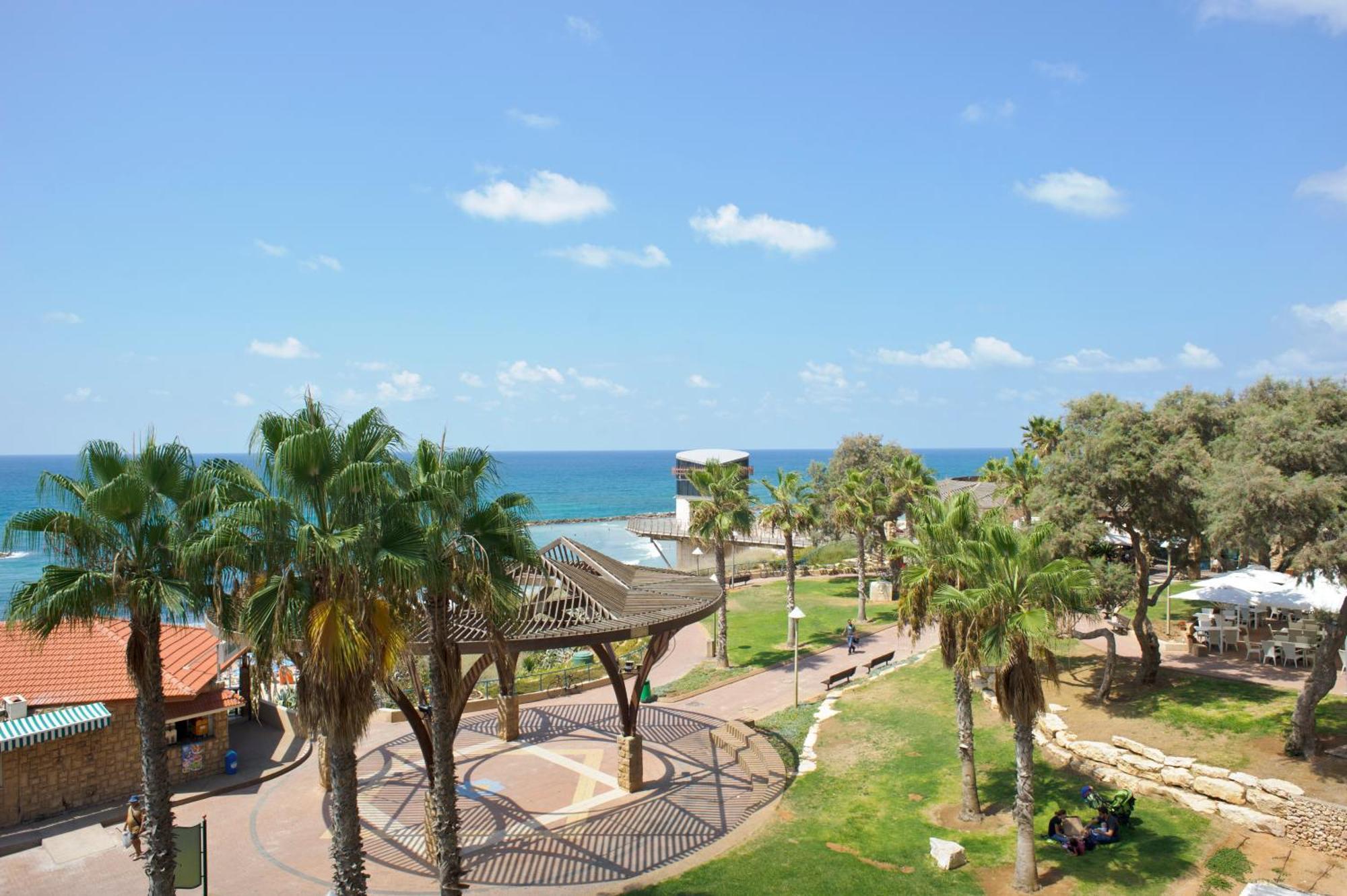 Residence Beach Hotel Netanja Exterior foto